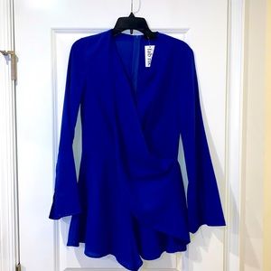 Long sleeve flowy romper